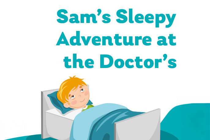 Sam’s sleepy adventure at the doctor’s